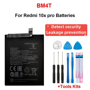 100% Новые Сменные Батареи BM56 Аккумулятор Для Xiaomi Redmi K40 Game 5G BM56 Высококачественный Мобильный Телефон Bateria Safety Detection