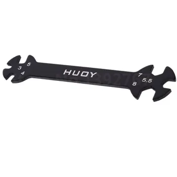 Hudy Специальный Инструмент Гаечный Ключ Для Фаркопов и Гаек 181090 3 4 5,5 7 8 ММ Для 1/5 1/8 1/10 M3 M4 M5.5 M7 M8 Гайка Винт RC Запчасти для автомобилей