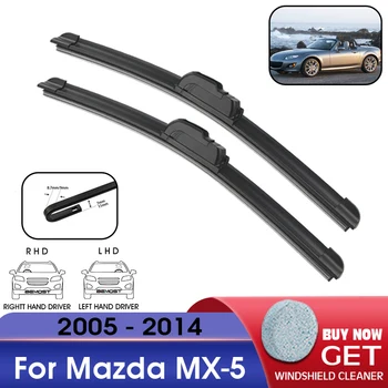 Автомобильный Стеклоочиститель Переднего Стекла, Резиновый Сменный Стеклоочиститель Для Mazda MX-5 2005-2014 LHD/RHD 18 